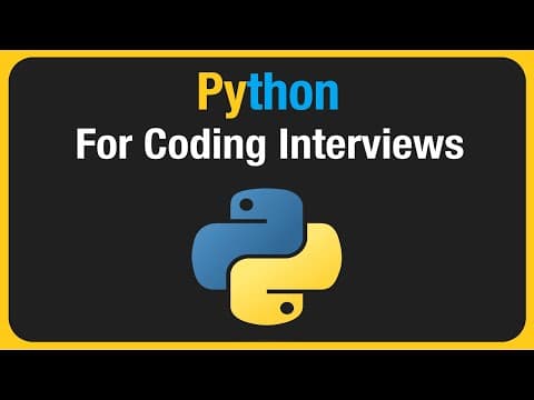 Mastering Python for Coding Interviews: A Comprehensive Guide