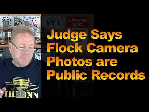 Court Ruling Forces Release of Flock Camera Data, Raising Privacy Concerns
