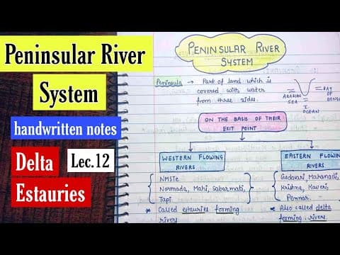 Understanding the Peninsular River System of India