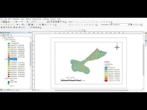 Calculating LS Factor of RUSLE Using USPED in ArcMap: A Step-by-Step Guide