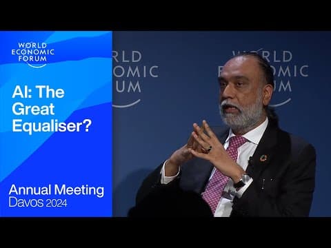 AI: The Great Equalizer? Insights from Davos 2024