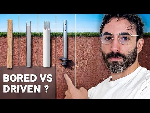 Understanding Pile Foundations: Types, Pros, and Cons