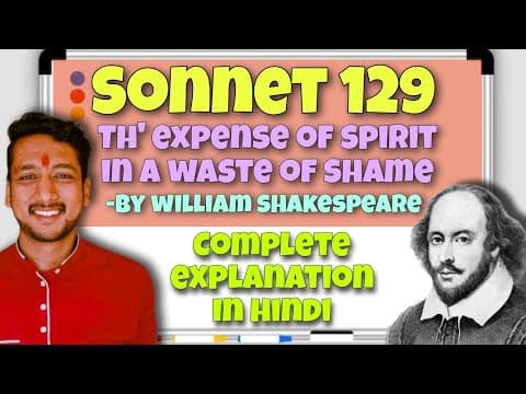 Understanding Sonnet 129 by William Shakespeare: A Deep Dive
