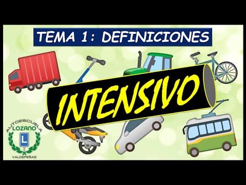 Curso Intensivo Teórico: Definiciones Clave para el Permiso de Conducir B