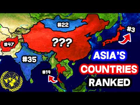 Ranking the 48 Countries in Asia from Worst to Best