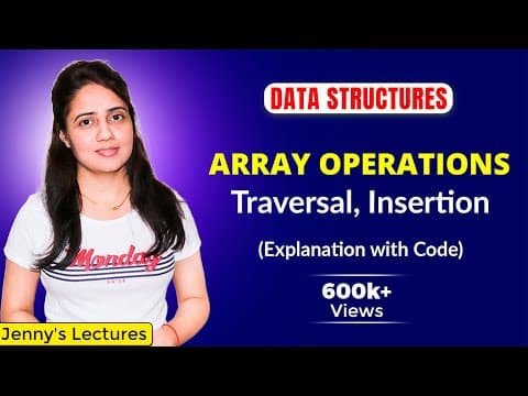 Understanding Array Operations: Traversal and Insertion in C