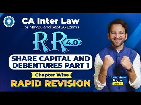 Understanding Share Capital and Debentures: A Comprehensive Revision Guide