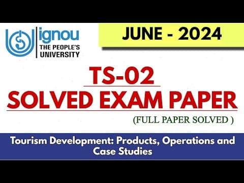 Comprehensive Solutions to the TS-02 June 2024 Question Paper