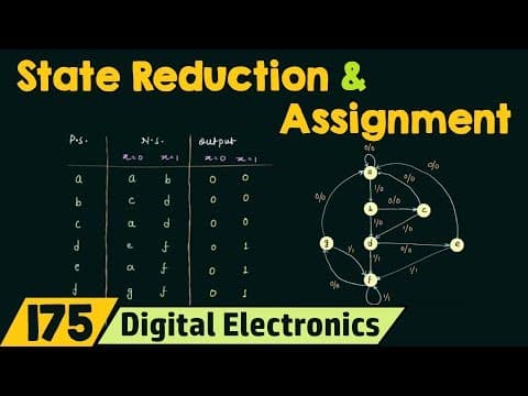 Understanding State Reduction and Assignment in Sequential Circuits