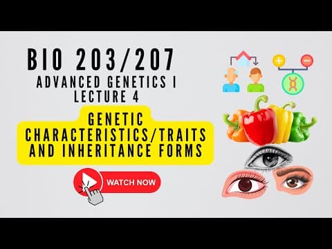 Understanding Genetic Characteristics and Inheritance Forms in Advanced Genetics