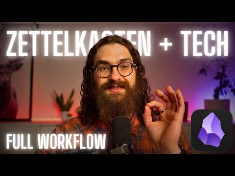 Mastering Note-Taking: How to Use Obsidian Zettelkasten for AI Studies