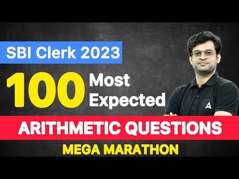 Mastering Arithmetic for SBI Clerk 2023: A Comprehensive Guide