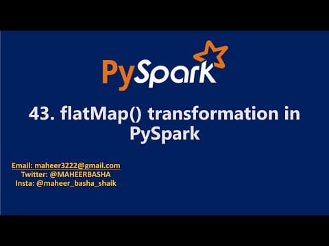 Understanding flatMap Transformation in PySpark