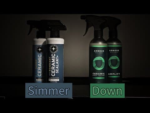 Comparative Review of Ceramic Sprays: Collinite vs. Armor Detail