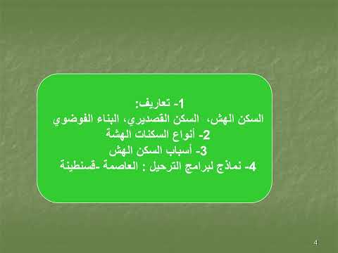 Addressing the Crisis of Informal Housing in Algeria: Government Initiatives and Challenges