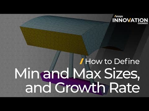 Understanding Minimum Sizes, Maximum Sizes, and Growth Rate in Ansys Meshing