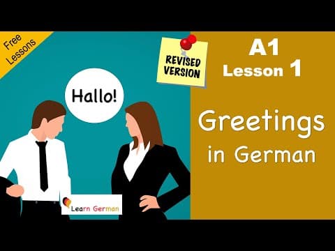 Mastering German Greetings: A Beginner's Guide