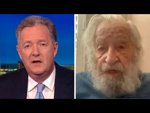 Piers Morgan Interviews Noam Chomsky: Insights on Global Politics and Free Speech