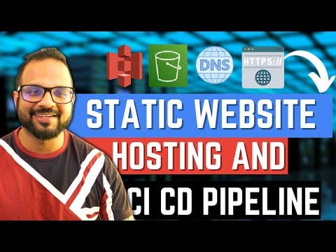 Step-by-Step Guide to Hosting a Static Website on AWS with CI/CD Pipeline