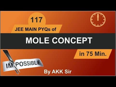 Mastering the Mole Concept: A Comprehensive Guide to JEE Main 2025 PYQs