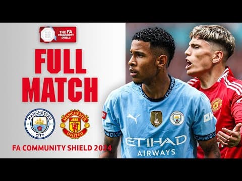 Manchester City Triumphs Over Manchester United in 2024 Community Shield Showdown