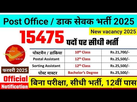 Post Office Recruitment 2025: Everything You Need to Know About the New Vacancies