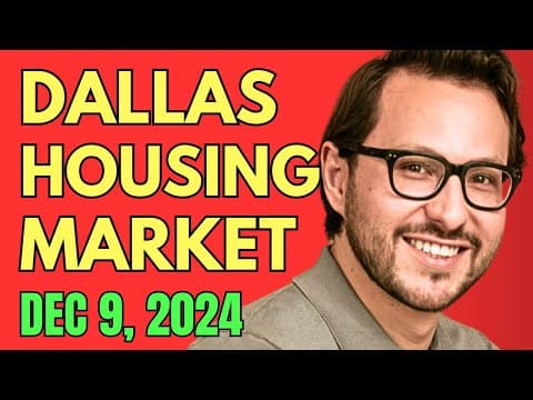 Dallas Housing Market Weekly Update: December 2024 Insights