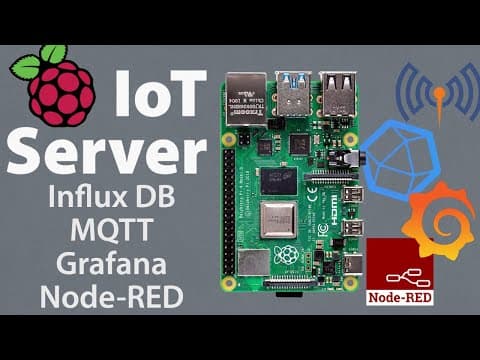 Building a Raspberry Pi IoT Server with InfluxDB, MQTT, Grafana, Node-RED, and Docker