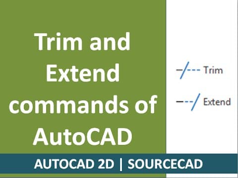 Mastering Trim and Extend Commands in AutoCAD: A Comprehensive Guide