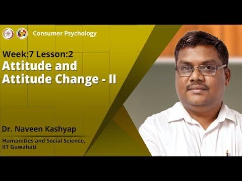 Understanding Attitude and Attitude Change in Consumer Psychology