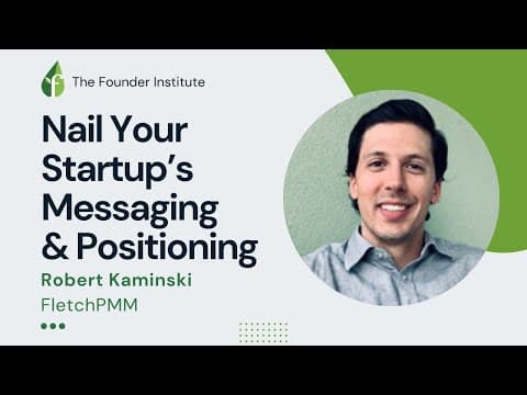 Mastering Startup Positioning: Insights from Rob Kaminski