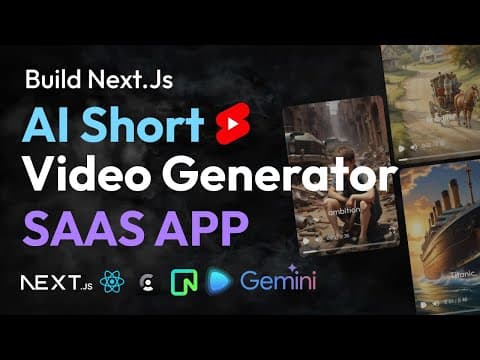 Building a Full-Stack AI Video Generator with Next.js and Remotion