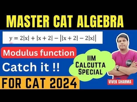 Mastering Algebra: Finding Roots and Solutions for CAT 2024