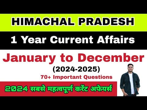 Himachal Pradesh Current Affairs 2024: A Comprehensive Overview