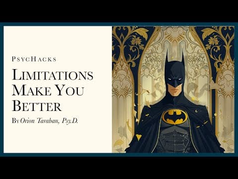 How Self-Imposed Limitations Can Lead to Personal Growth