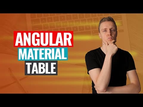 Implementing Angular Material Table with Sorting and API Data