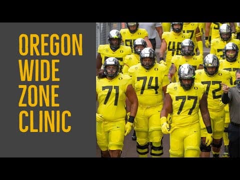 A Comprehensive Breakdown of Oregon's Wide Zone Running Scheme and Offensive Line Techniques