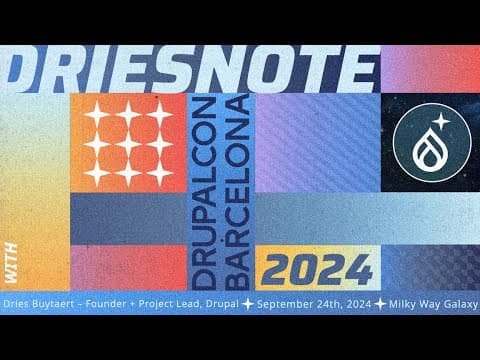 DrupalCon Barcelona 2024: The Future of Drupal with Starshot