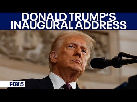 Donald Trump's Inauguration Speech: A Vision for America's Future