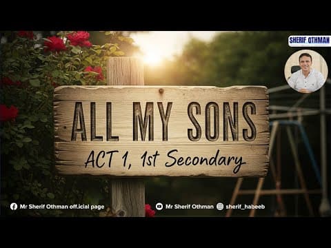 Exploring the Characters and Themes of 'All My Sons' Act 1