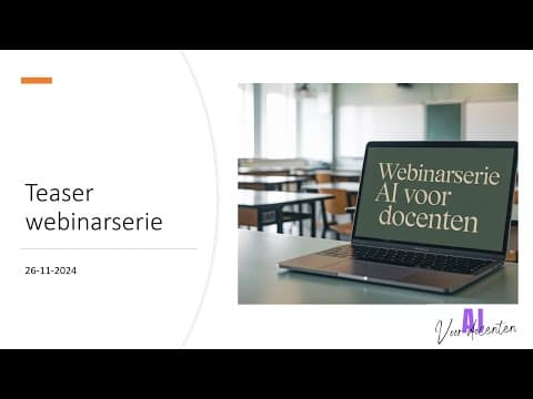 The Impact of AI on Education: Insights from the Upcoming Webinar Series