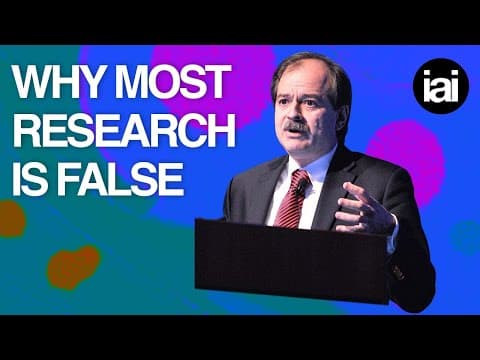 The Reproducibility Crisis in Science: Insights from John Ioannidis