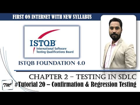 Understanding Confirmation and Regression Testing in Software Development