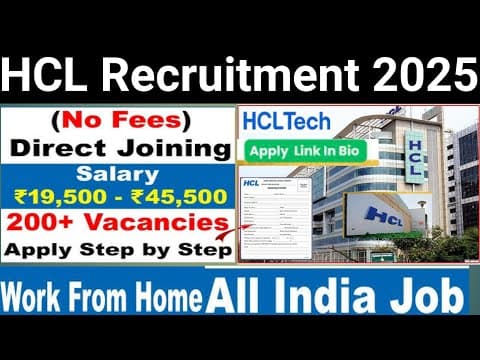 HCL Recruitment 2025: Comprehensive Guide to Off-Campus Hiring