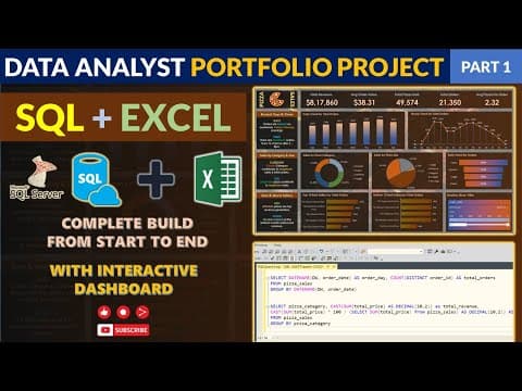 Building a Data Analyst Portfolio Project with SQL and Excel