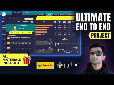 Cricket Data Analytics: Building a Winning Team with Python and Power BI