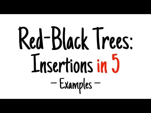 Understanding Red-Black Tree Insertions: A Quick Guide