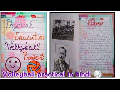 Comprehensive Guide to Creating a Volleyball Practical File in Hindi