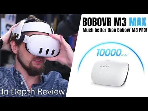 In-Depth Review of BoboVR M3 Max: The Ultimate Head Strap for VR Enthusiasts