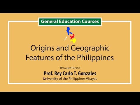 Exploring the Origins and Geographic Features of the Philippines